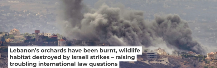 Smoke rises from Israeli airstrikes on southern Lebanese villages on Sept. 23, 2024. AP Photo / Hussein Malla